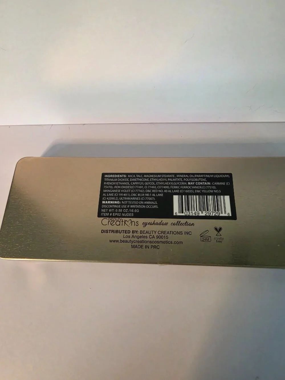 Beauty Creations NUDES Eyeshadow Palette